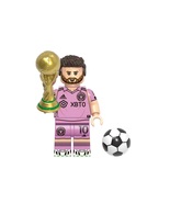 Lionel Messi Inter Football Player Minifigures Building Toys - $3.99