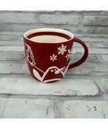 Starbucks Holiday Mug 2007 Christmas Tree Penguin Coffee Red White Chris... - £10.09 GBP