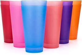 KX-WARE 32-Ounce Plastic Tumblers/Large Drinking Glasses/Party Cups/Iced Tea Gla - £21.39 GBP