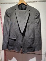 BURTON Menswear  Suit Jacket Chest Size 44 R , TROUSERS SIZE 34 R Grey E... - $51.20
