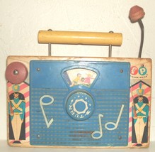 Fisher-Price (TM) &quot;TV-Radio&quot; circa 1950s working condition child&#39;s musical toy - £27.52 GBP