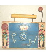Fisher-Price (TM) &quot;TV-Radio&quot; circa 1950s working condition child&#39;s music... - $35.00