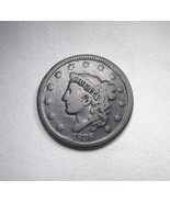 1838 Large Cent Fine Details Coin AM658 - £30.29 GBP