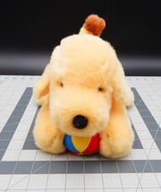Eden Spot The Dog Yellow Puppy W Ball Soft Toy Plush Stuffed Animal 10 inch 1993 - $22.99