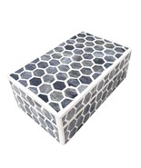 home decore crafts Vintage Look Handmade Decorative Bone Inlay Storage B... - $945.91 MXN