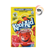 12x Packets Kool-Aid Strawberry Lemonade Flavor Soft Drink Mix | Caffein... - £7.65 GBP