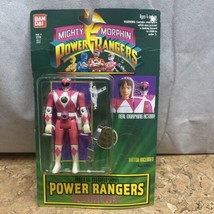 1994 Bandai Mighty Morphin Power Rangers Kimberly Pink Ranger Original NIP JD - £51.27 GBP