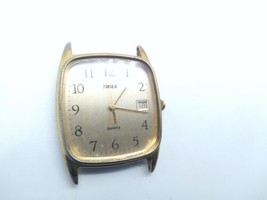 Vintage Square Timex Watch No Band 26mm For Parts Or Repair - $11.98