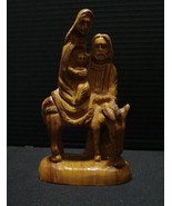 Flight into Egypt Hand  Carved from Olive Wood in the Holy Land  - £17.58 GBP