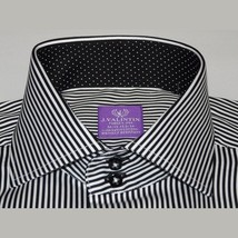Mens Shirt J.Valintin Turkey Usa Egyptian Cotton Axxess Style 1f94-06 Black image 11