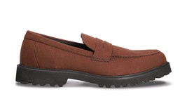 Chaussures véganes mocassin penny loafer décontracté taille basse en microfibre - £109.10 GBP