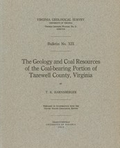 Geology and Coal Resources of Coal-Bearing Portion of Tazewell County, Virginia - £34.33 GBP