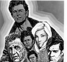 George Maharis The Most Deadly Game Press Photo Sketch Jim Sharpe ABC 1970 - $18.56