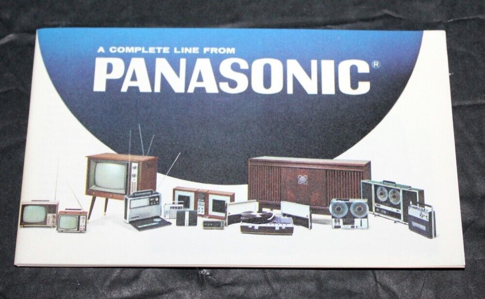 Panasonic 1970&#39;s Mini 66 Page Product Line Color Booklet Catalog ~ Elect... - $29.99