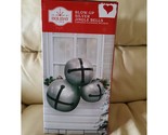 Holiday Time Blow Up Silver Jingle Bells Christmas Inflatable Decor - $39.59