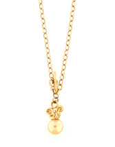 Pearl Women&#39;s Necklace 14kt Yellow Gold 270090 - £714.62 GBP