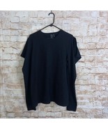 Norma Kamali Dropped Cold Shoulder Twill Shirt Size Large - $31.68