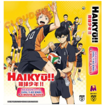 Dvd Anime Haikyu!! Season 1-4 Vol.1-85END+4 Movie+5OVA Eng Dub All Region - £38.98 GBP
