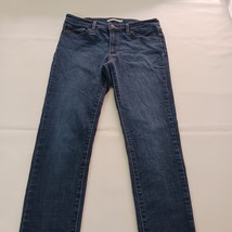Levi's 711 Women's Blue Cotton Blend Denim Stretch Skinny Jeans Size 29 (29×29) image 10