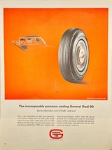 GENERAL DUAL 90 TIRE - Incomparable Puncture sealing - 1965 Vintage Prin... - $205.54 MXN