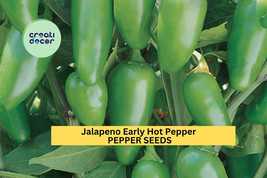 Jalapeño Early Hot Pepper Seeds – 300mg for Planting, Heirloom Variety, ... - $6.50