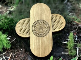 natural wood, meditation gift, yoga women gifts, wooden sadhu board with... - £101.06 GBP