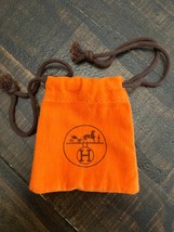 Hermes Dust Bag Orange 3&quot; x 3.5&quot; - $371.09 MXN