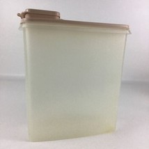 Tupperware Large Cereal Dry Food Keeper Storage Container Beige Lid Vint... - $26.68