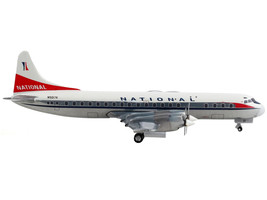 Lockheed L-188 Electra Commercial Aircraft &quot;National Airlines&quot; White with Red Ta - £50.97 GBP