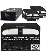 SoNeat Disposable Toilet Seat Cover- 2000 Sheets of XL Half-Fold Flushab... - $61.04 CAD