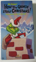 Dr. SEUSS How the Grinch Stole Christmas VHS 1994 MGM Video - £5.46 GBP