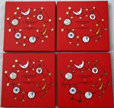 Lot of 4 L`Occitane Red Signature Empty Gift Boxes + Wrapping Kit + Tiss... - $19.78