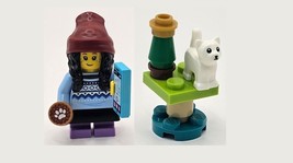 NEW Official Lego Holiday Girl Minifigure &amp; Pet Cat Mini Set - $11.66
