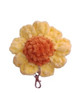 Crochet Keychain Weaving Sweet Flowers Keychains Gift for Car Keys Bag Wallet Pu - $11.75