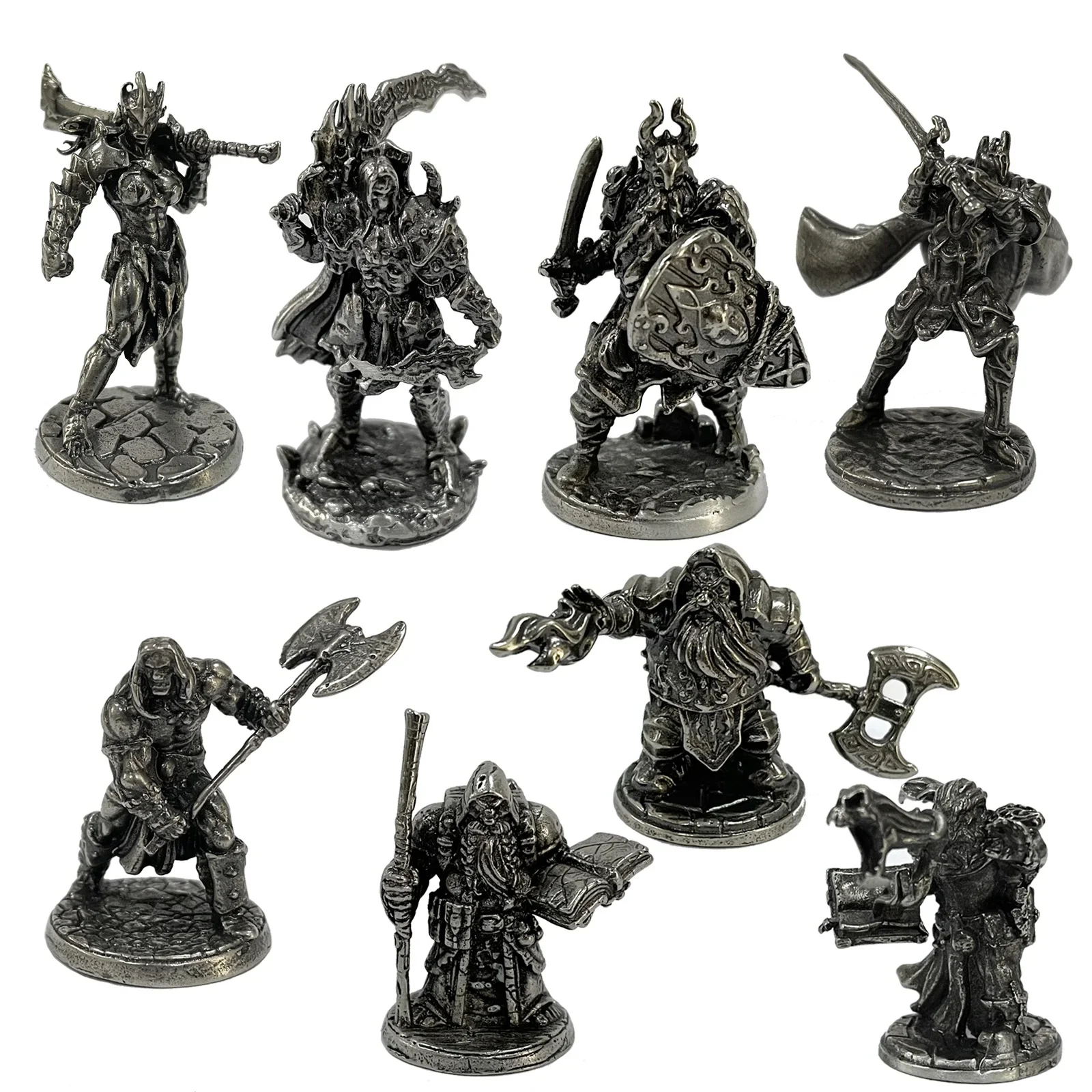 Middle Ages Legion Wraith Soldiers Models Toy Figurines Miniatures Metal Copper - £11.10 GBP+