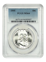 1955 50C PCGS MS64 - $45.83
