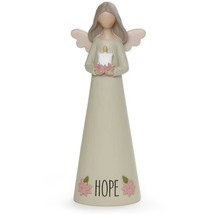 Hope Angel With Candle Angel Figurine - £14.34 GBP