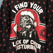 Star Wars Darth Vader Christmas Sweatshirt mens size XXL Black, Red &amp; Wh... - $37.03