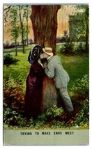 Trying to Make Ends Meet Courting Couple Postcard-
show original title

... - $30.17
