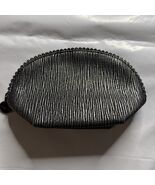 Clam Shell Silver Texture Pattern Clutch Purse Bag by Mark. 8”x5” - $10.95