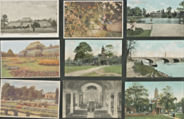 London England~Kew GARDENS-BRIDGE-PALM HOUSE-CHURCH-MUSEUM~LOT Of 9 Postcards - £10.19 GBP
