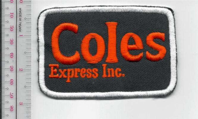 Primary image for Vintage Trucking & Van Lines Maine Coles Express of Maine Bangor ME USA Patch 