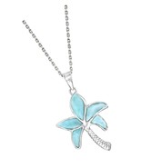 Palm Tree Pendant Necklace in Sterling - £169.55 GBP