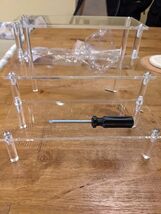 Acrylic Display Risers,Clear Display Risers Stand Small Mini 9&quot; x 8&quot; x 6&quot; - €13,75 EUR