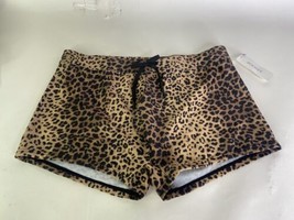 2XIST Cabo Swim Trunks Swimwear Bottoms Leopard Animal Print Mens Size L - $40.00