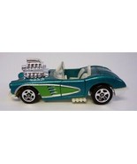 Hot Wheels &#39;58 Corvette HW Mystery Teal Green Die-Cast Car 1994 - $122.35 MXN