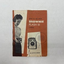 Brownie Flash III Camera Manual made in England - £11.67 GBP