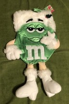 Green M&amp;M&#39;s Christmas Stocking Awesome MINT Large - $23.76
