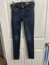 Dark Wash Non-Distressed Jegging Jeans Aeropostale Junior 00 Reg - £7.44 GBP