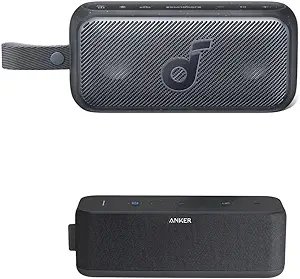 Anker Upgraded, Soundcore Boost Bluetooth Speaker &amp; Soundcore Motion 300 Portabl - £186.41 GBP